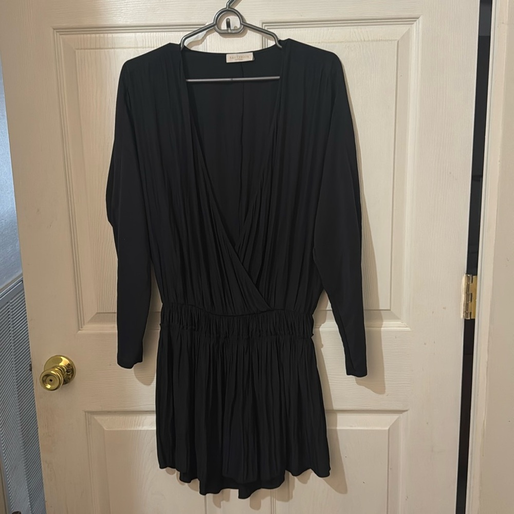Black mini dress